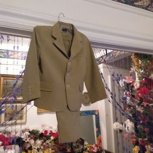 EXCELLENT  Vangogh SIZE 4 (100 % POLYESTER PANTS SUIT SIZE  4 ) WORN FEW TIME